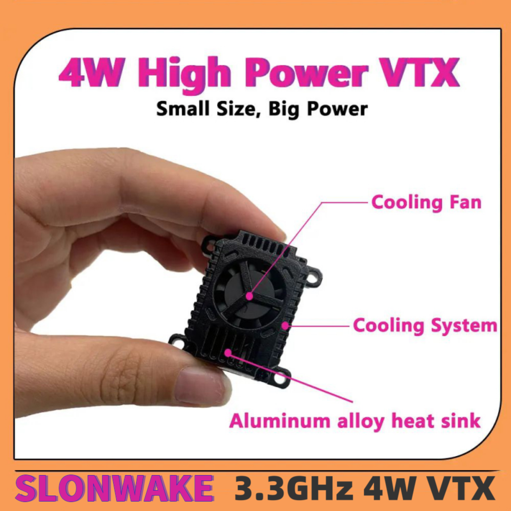 SLONWAKE FPV 3.3G 16CH 4000mW  - огляд і ціна Drone Antenna