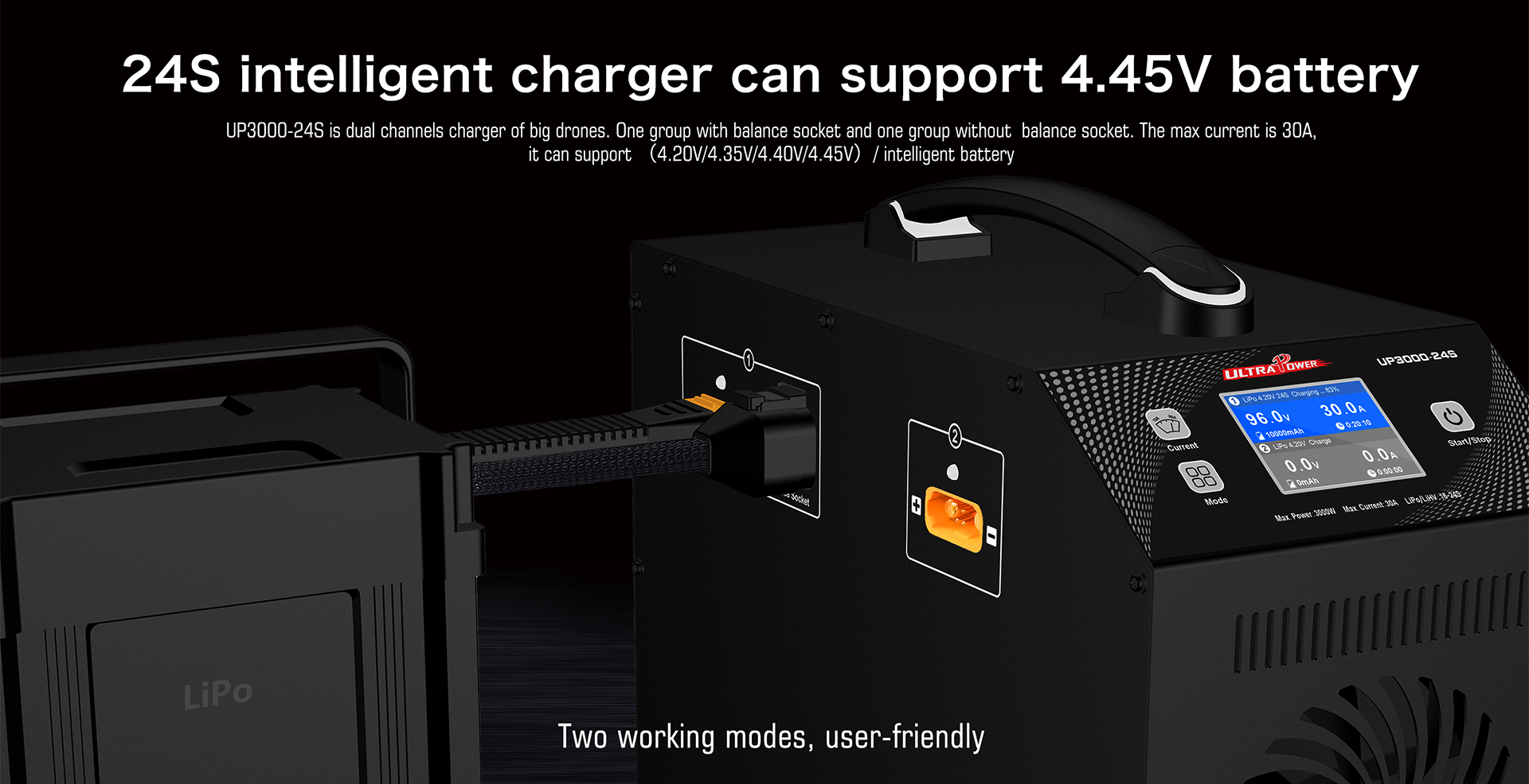 ULTRAPOWER UP3000-24S 3000W 30 - огляд і ціна Drone Charger