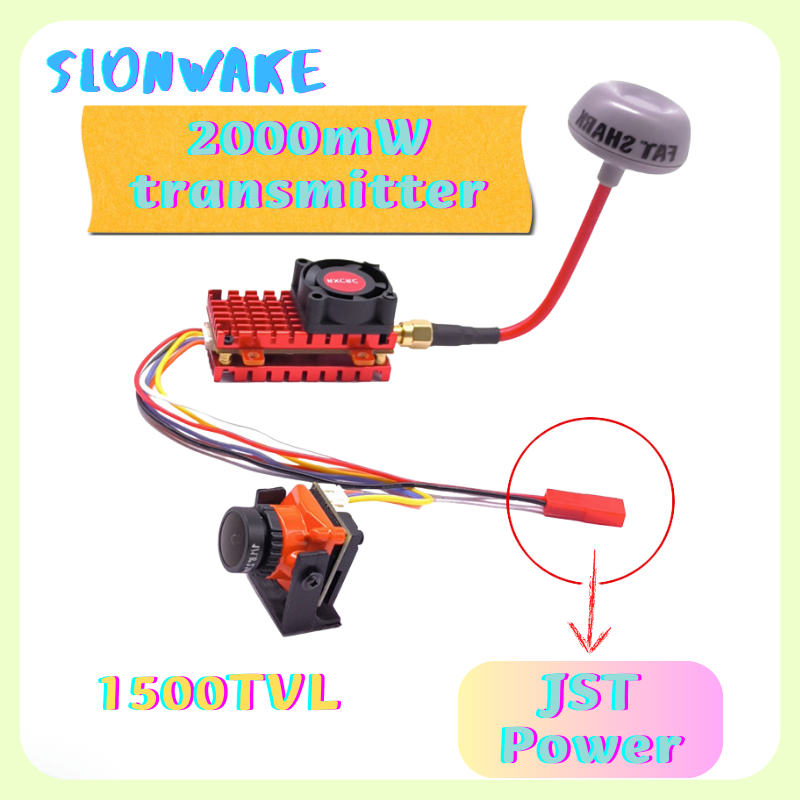 Range 5.8G 2W FPV Wireless Tra - огляд і ціна Drone Transmitter