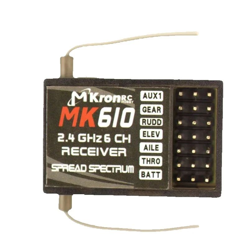 DSM2 MK610 AR6100 2.4G 6CH RC  - огляд і ціна Drone Battery
