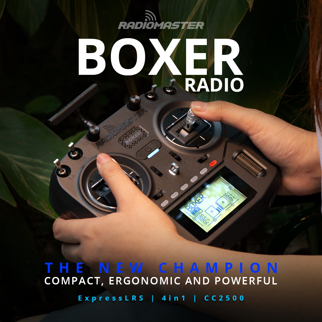 RadioMaster Boxer  2.4G 16ch H - огляд і ціна Drone Gimbal