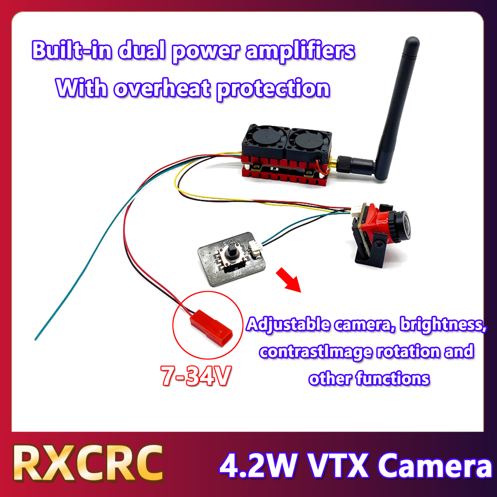 RXCRC 5.8G 48CH 4.2W High Powe - огляд і ціна Drone Transmitter