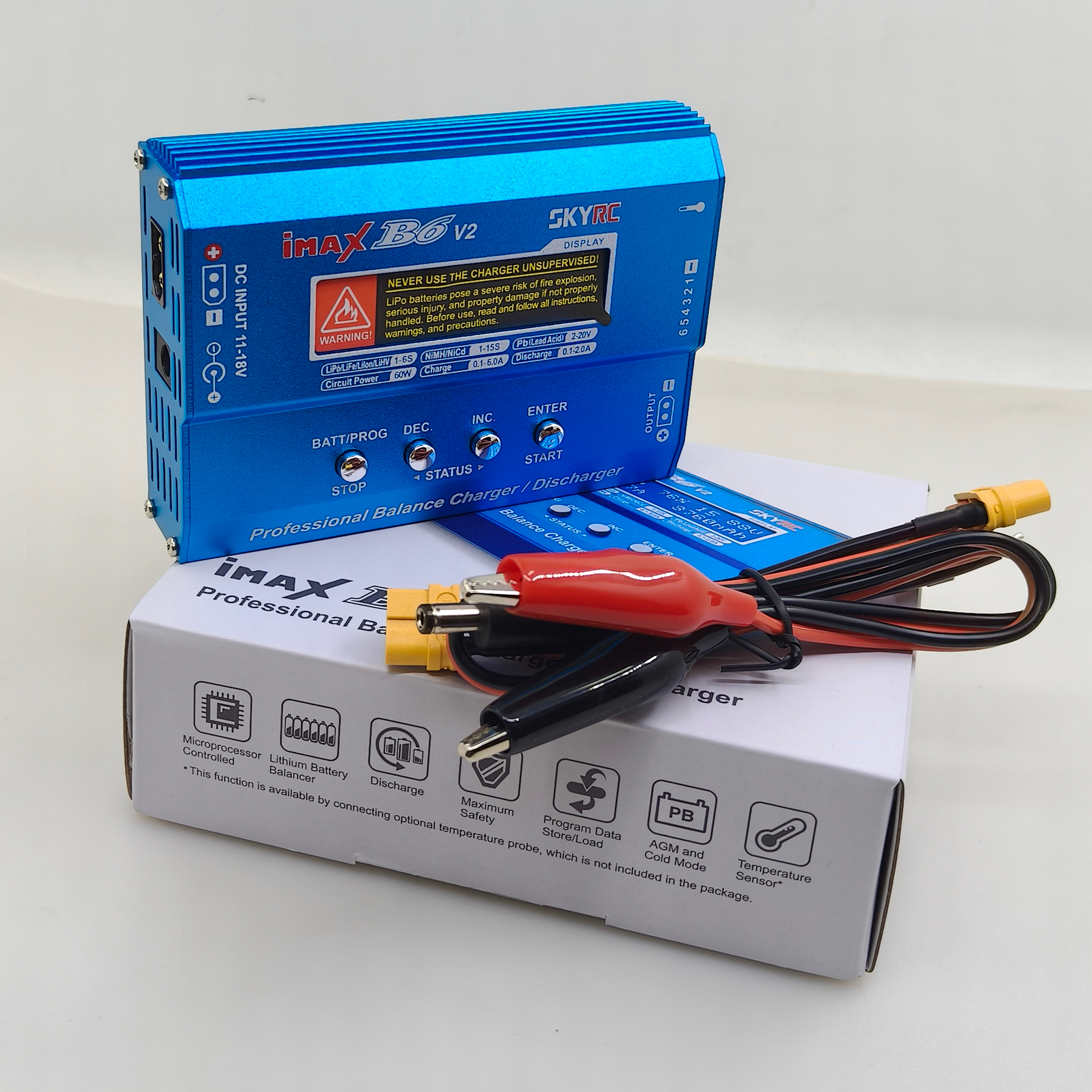 IMAX B6 / B6AC 80W T/XT60plug  - огляд і ціна Drone Charger