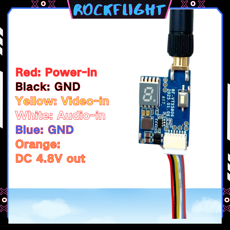 5.8GHz 48CH launcher 600mW Vid - огляд і ціна Drone Transmitter