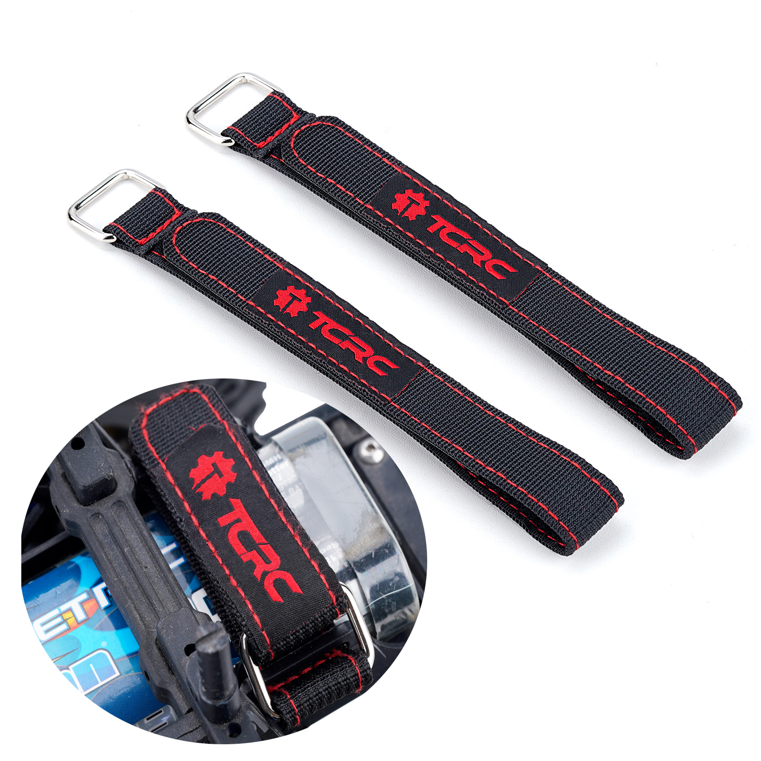 TCRC 2PCS 20x300MM Kevlar Stit - огляд і ціна Drone Battery Strap