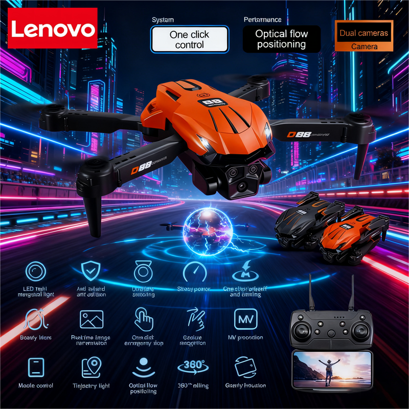 Lenovo D88 Drone 8K Aerial HD  - огляд і ціна Drone Gps Mount