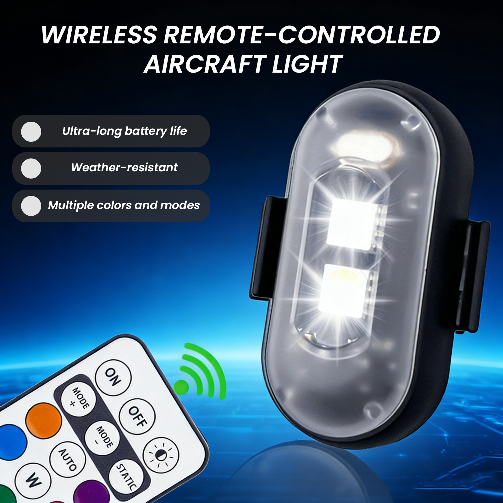 2/4/6PCS Wireless LED Strobe L - огляд і ціна Drone Led Light