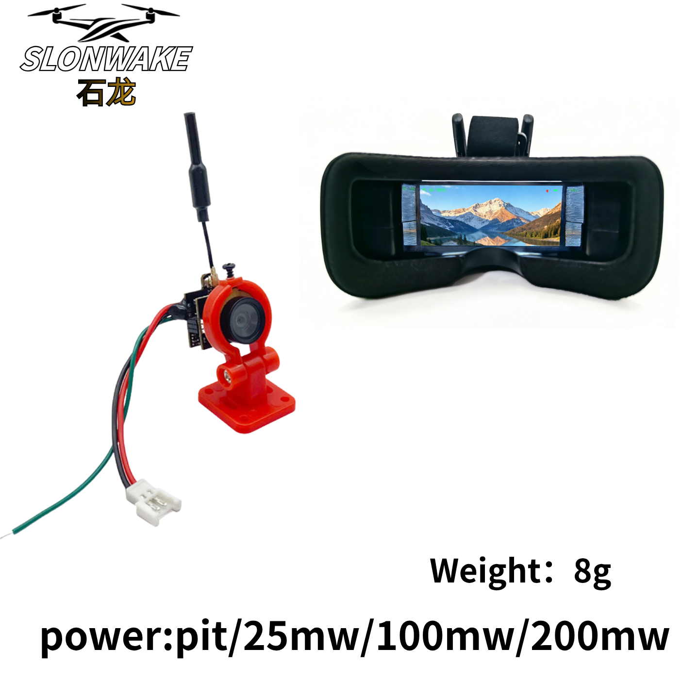 Slonwake 5.8G 48CH 200mW FPV D - огляд і ціна Drone Transmitter