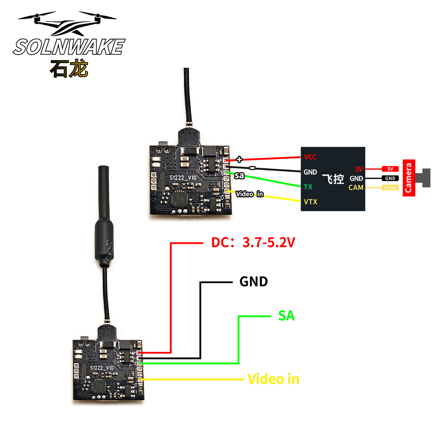 SLONWAKE Nano 5.8G 48CH 200mW  - огляд і ціна Drone Transmitter