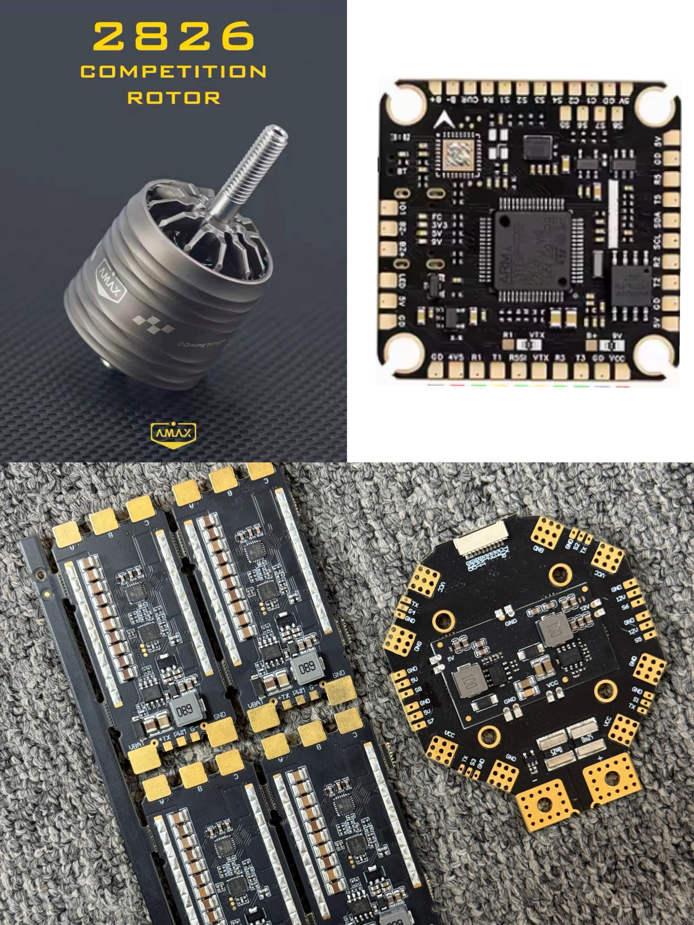 2826 800KV Brushless Motor 4PC - огляд і ціна Drone Esc