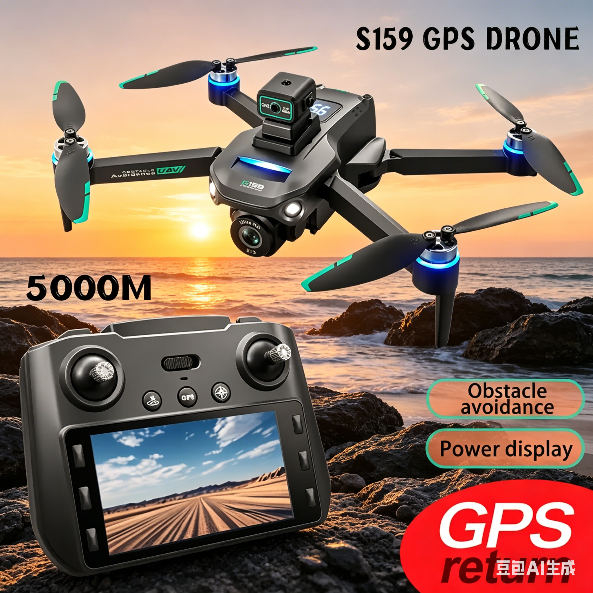 S159 GPS Drone 4K Profesional  - огляд і ціна Drone Gps Mount