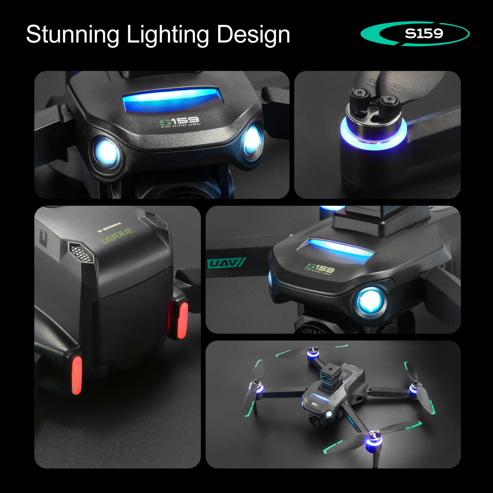 S159 GPS Drone 4K Profesional  - огляд і ціна Drone Gps Mount